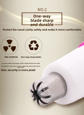 Aparador Elétrico de Pelos do Nariz ANBOLIFE com Bateria de Lítio para Uso Doméstico, Plástico Durável, Aparador Pessoal