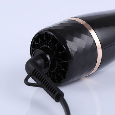 ANBOLIFE Escova de Secador de Cabelo de Plástico Preto Compacta 1200W com 2 Velocidades/Configurações de Calor para Uso Doméstico