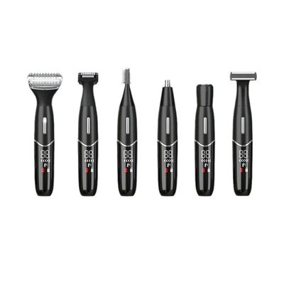 Barbeador elétrico recarregável por USB com bateria de 600mAh e 90 minutos de autonomia, lâminas de aço inoxidável, aparador pessoal