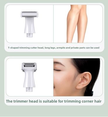 6 em 1 Multifuncional Mulheres Barbeador Epilator Conjunto com 1200mAh Bateria lâmina de aço inoxidável e peças de reposição gratuitas