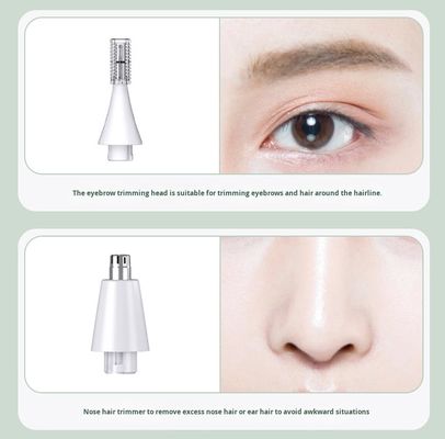 6 em 1 Multifuncional Mulheres Barbeador Epilator Conjunto com 1200mAh Bateria lâmina de aço inoxidável e peças de reposição gratuitas