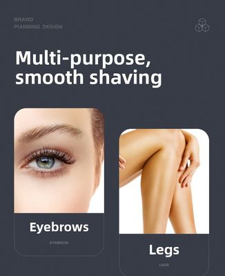 Barbeador elétrico recarregável por USB com bateria de 600mAh e 90 minutos de autonomia, lâminas de aço inoxidável, aparador pessoal