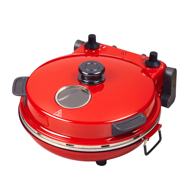 Venda a quente de casa circular multi-fução de uso móvel de frigideira de pizza e máquina de pizza elétrica portátil ao ar livre