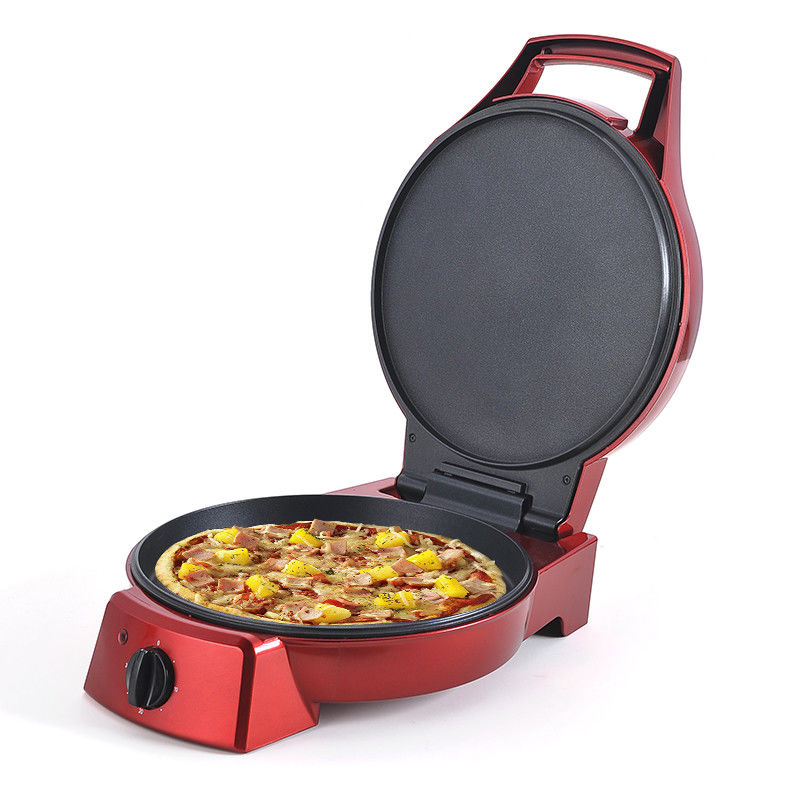 Anbolife 12&quot; máquina de fazer pizza elétrica 1400w multi-função elétrica Mini máquina de fazer pizza máquina de fazer pizza