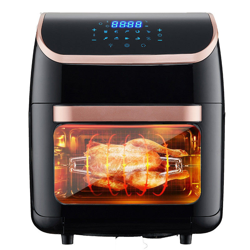 O mais recente forno de fritura a ar sem óleo personalizado aparelho de cozinha livre de óleo profundo com revestimento de aço inoxidável comercial digital