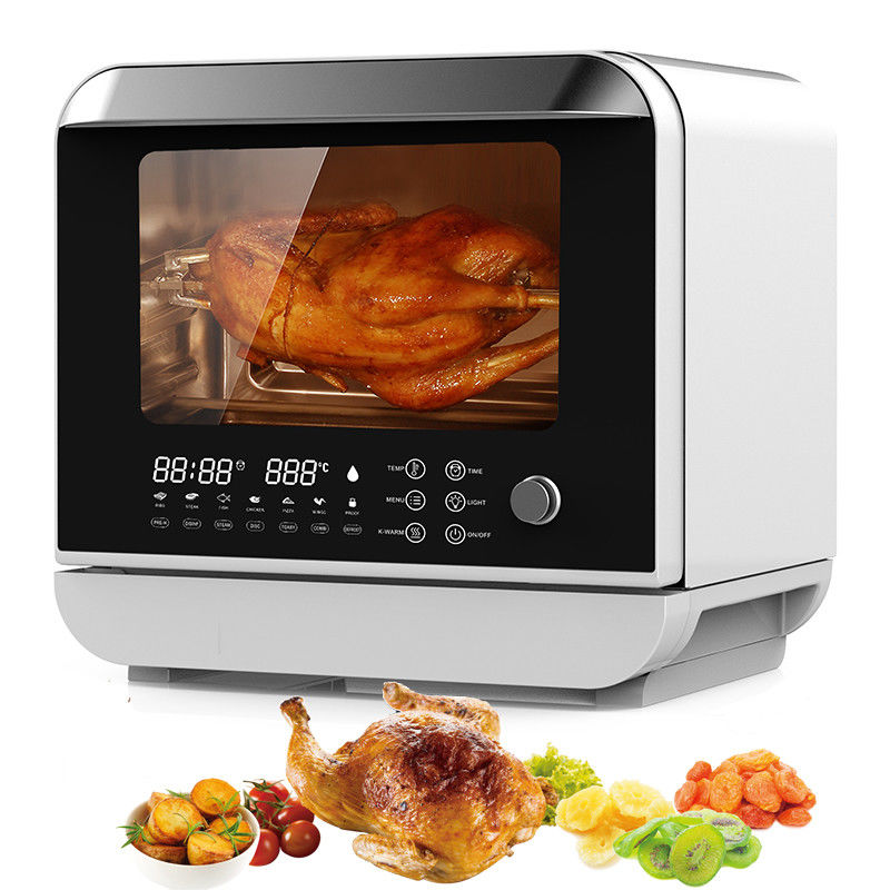 Ecrã táctil frigorífico comercial elétrico para uso doméstico 9L 12L Frigorífico sem óleo para cozinhar com vapor