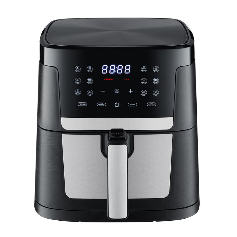 6L 7L frigorífico de ar digital 220v eléctrico inteligente grande grande capacidade forno de aço inoxidável