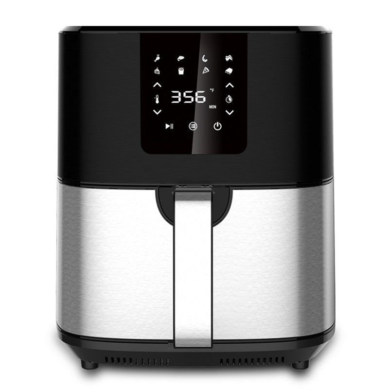 6L 7.7L com 8 presets Fritadora de ar digital sem óleo LED touch screen