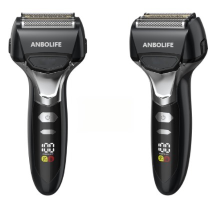 Aparelho de barbear elétrico portátil para homens com bateria de 1000mAh USB Radar de folha recarregável para viagens e uso diário