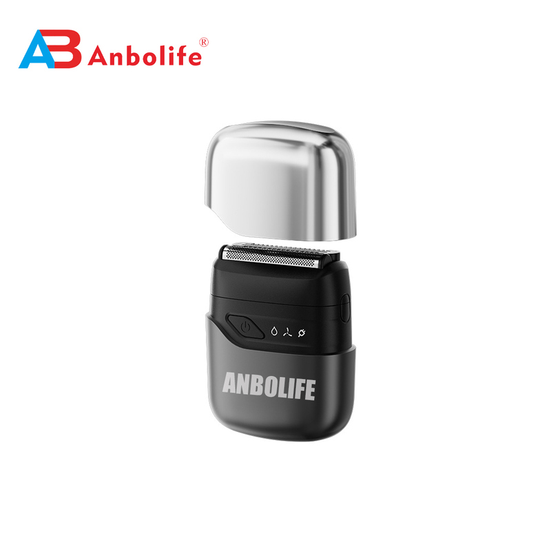 Mini aparelho de barbear elétrico portátil com resistência à água IPX7 e bateria de 350 mAh para 60 minutos de tempo de trabalho