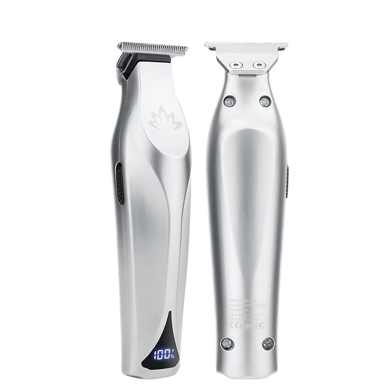 Cortador de cabelo profissional com bateria de lítio de 2200mAh e embalagem de caixa de presente