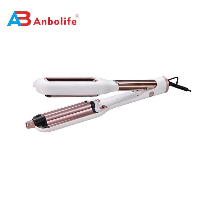 Ferro de curling de tamanho ajustável com aquecimento rápido e garantia de 1 ano para estilismo profissional de cabelo