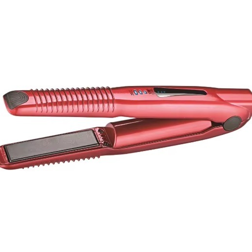 Limpador de cabelo profissional recarregável de 2600 Mah Li-bateria com placas de revestimento cerâmico e faixa de temperatura de 120-220 ° C